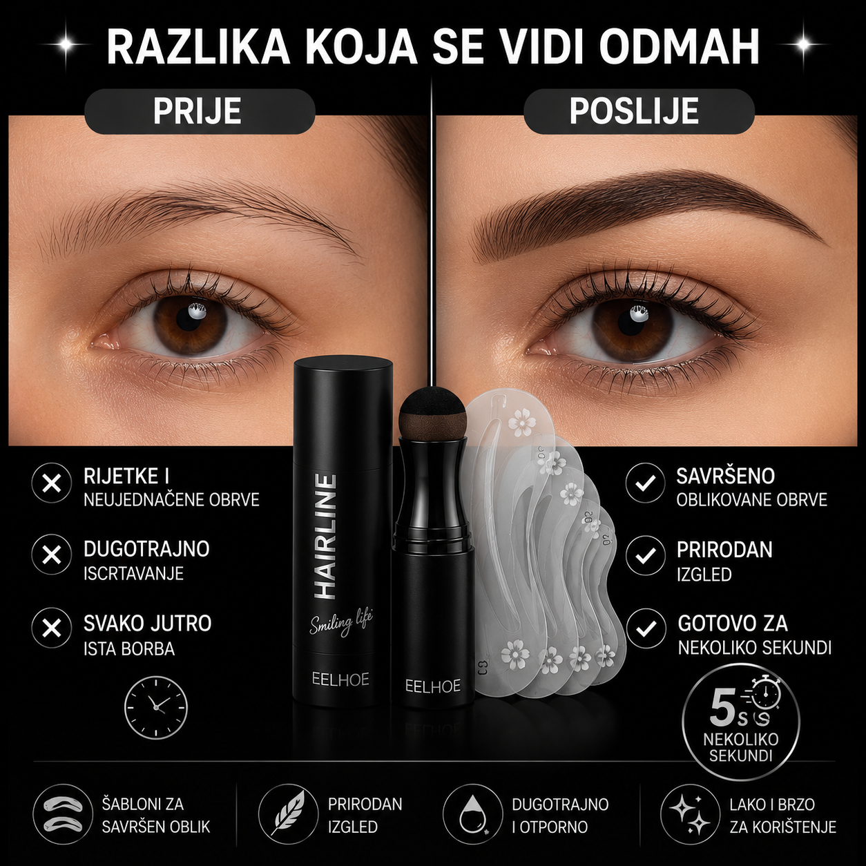 Set za Savršene Obrve