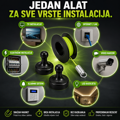 Magnetni Alat za Provlačenje Kablova