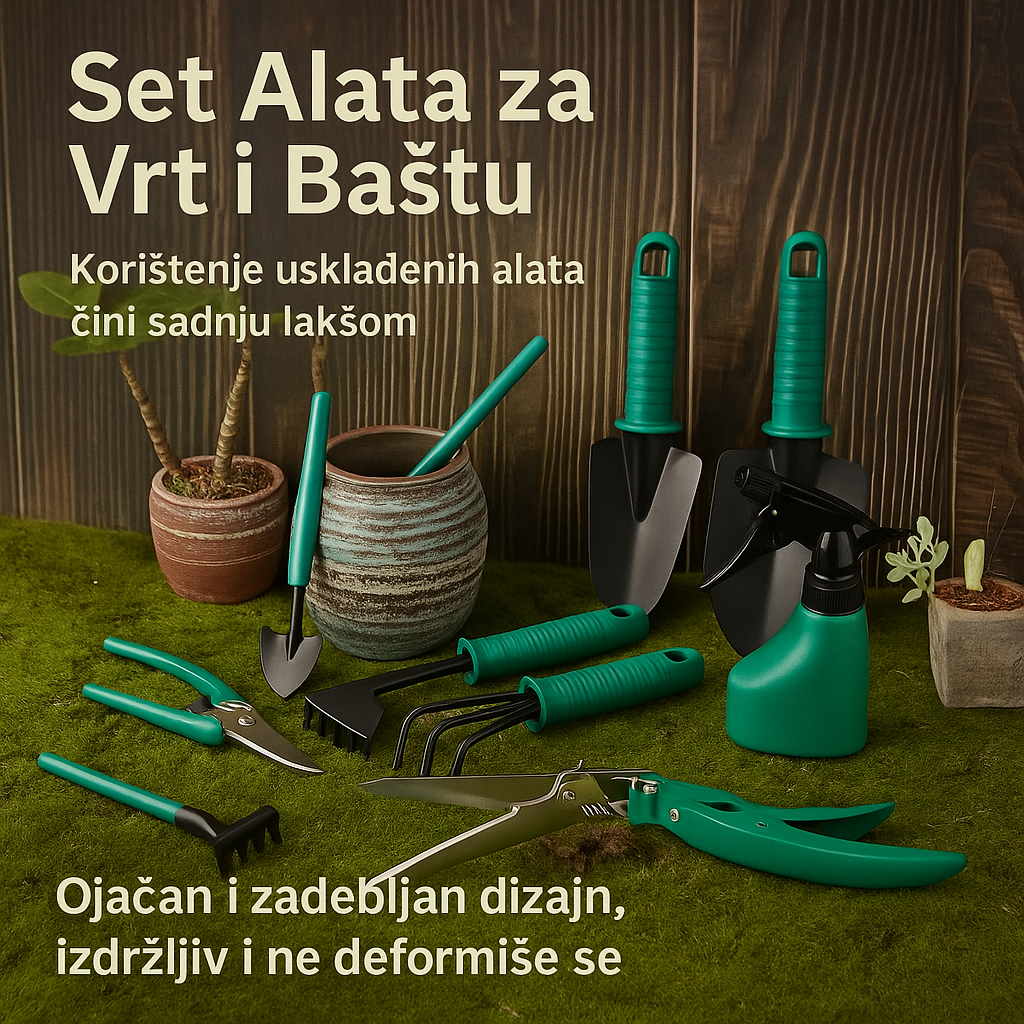 Set Alata za Vrt i Baštu - 10 u 1