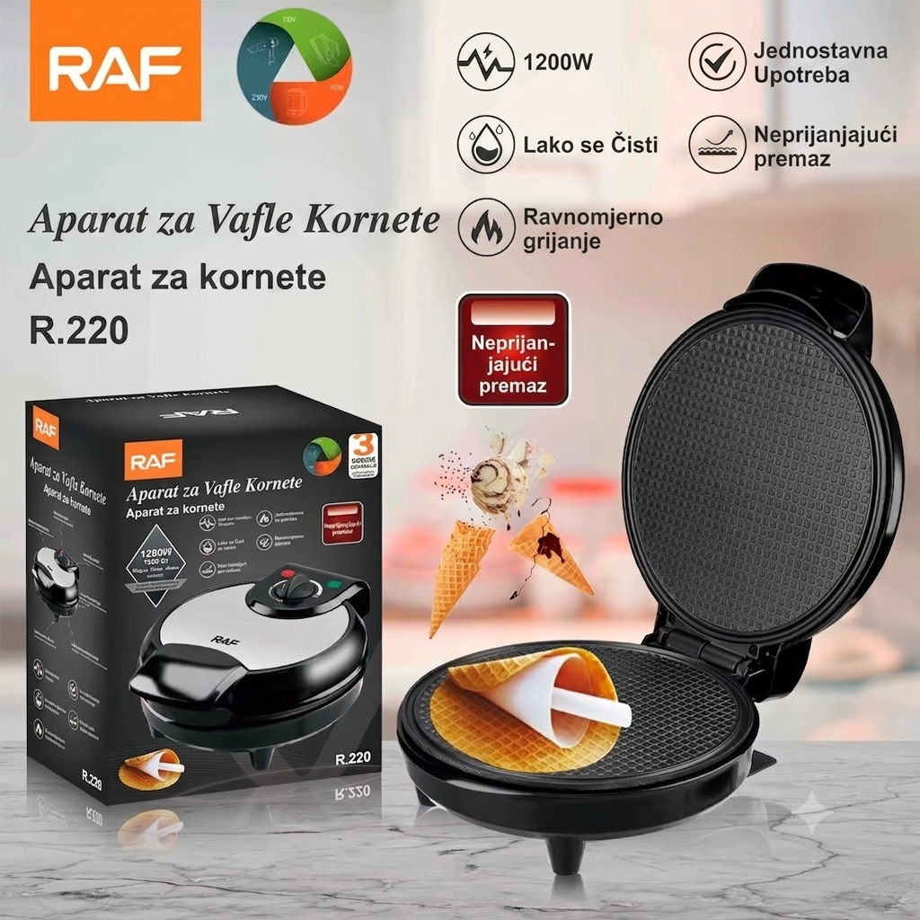 Aparat za Vafle i Kornete