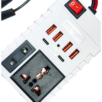 AUTO Pretvarač sa 12V na 220V (USB + Kućna Utičnica)