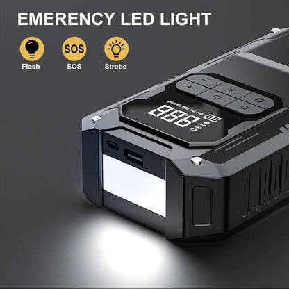 4u1 Starter + Kompresor + PowerBank + Lampa (2500A)