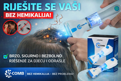 V-Comb Pro-Električni Češalj Protiv Vaši